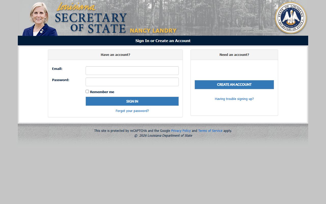 Bossier Parish court records Secretary of State UCC filing